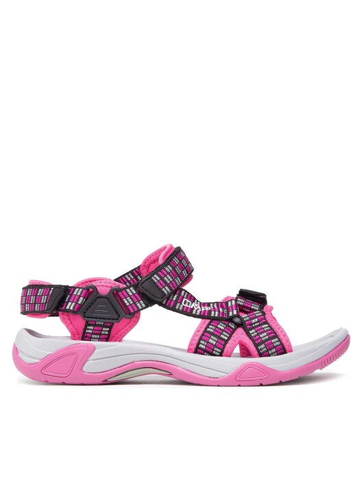Sandali Da Trekking CMP Kids Hamal - Unisex Bambini, Colore Deep Lake/Pink Fluo, Taglia 35 EU