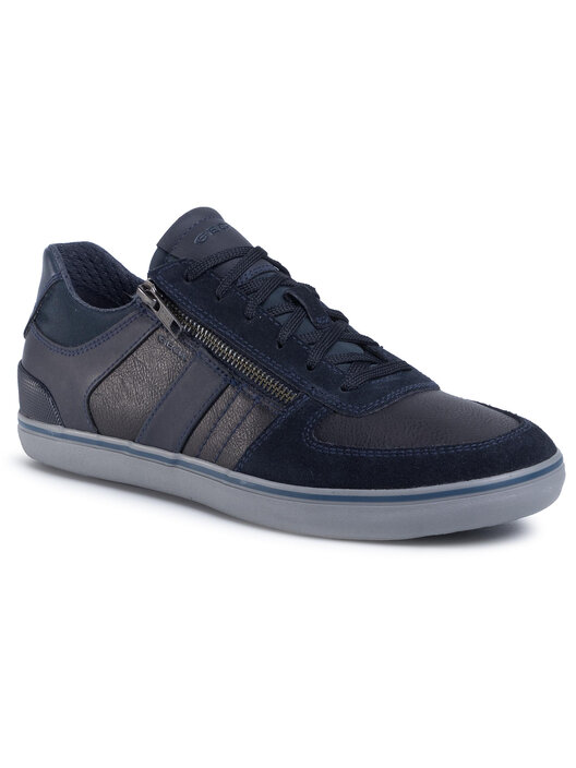 Geox Sneaker U Elver a Uomo, Nero, 39 EU