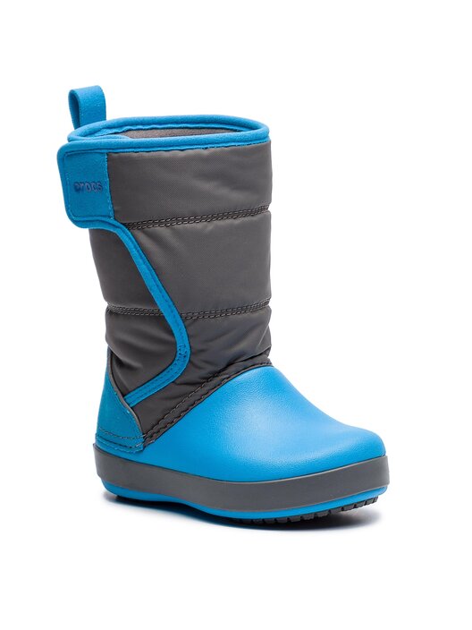 Schneeschuhe Crocs Logepoint Snow Boot K 204660 Blau eschuhe