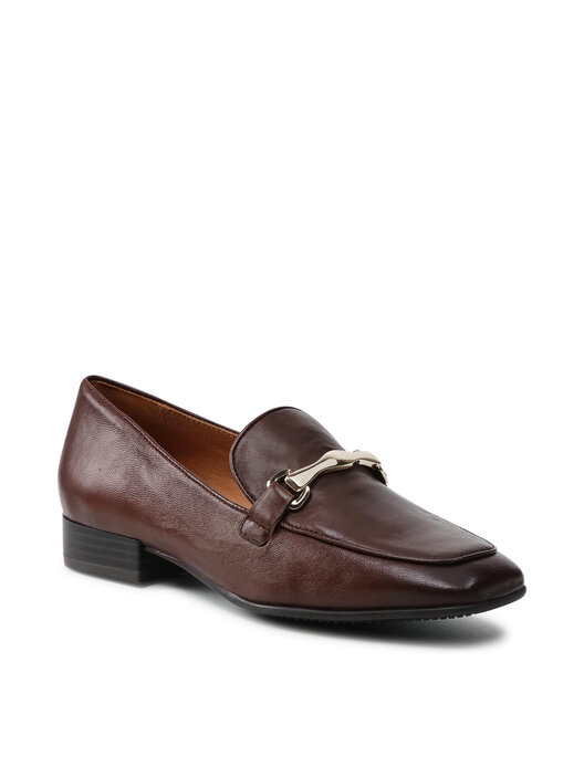 Mocasines Caprice Para Mujer - Cuero Auténtico, Ancho G, Tacón Bloque 2.5 Cm, Tecnología Memotion