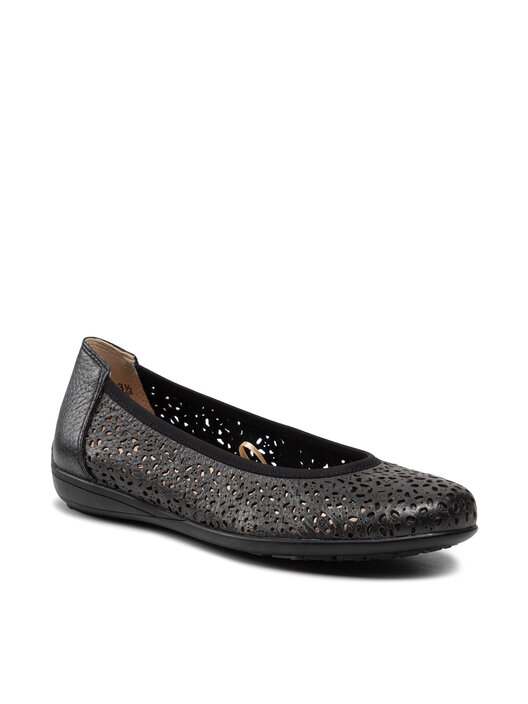 Ballerines CAPRICE Femme - Largeur G, Semelle Memotion - Cuir Confortable - Modèle 9-22100-44