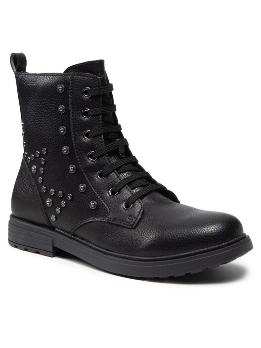 Geox Dames J Eclair Girl enkellaars, zwart, 38 EU