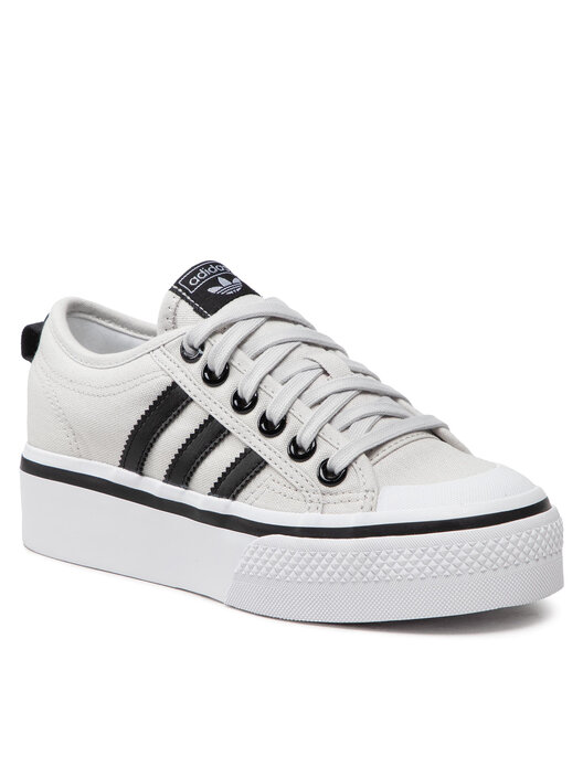 Sneakers aus Stoff adidas Nizza Platform W GX2020 Grau eschuhe