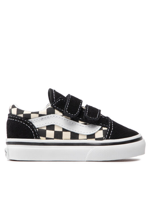 Vans primary check slip on sale