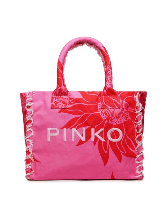 Pinko Handtasche Beach Shopping PE 23 PLTT 100782 A0PZ Weiß