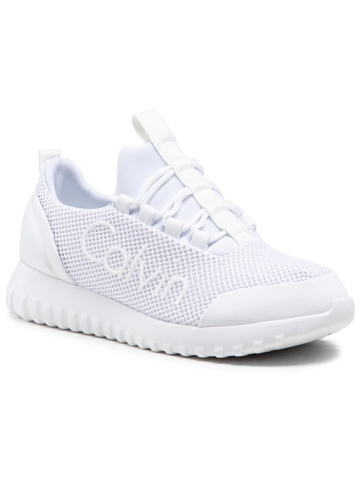 Sneakers Calvin Klein Jeans Runner Sneaker Laceup Mesh YW0YW00165 WeiB eschuhe