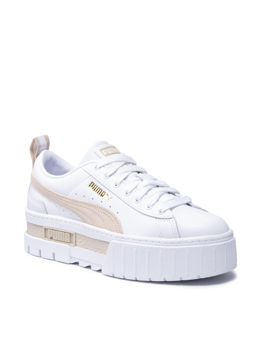 Sneakersy Puma Mayze Lth Wn's 381983 02 Biały | eobuwie.com.pl