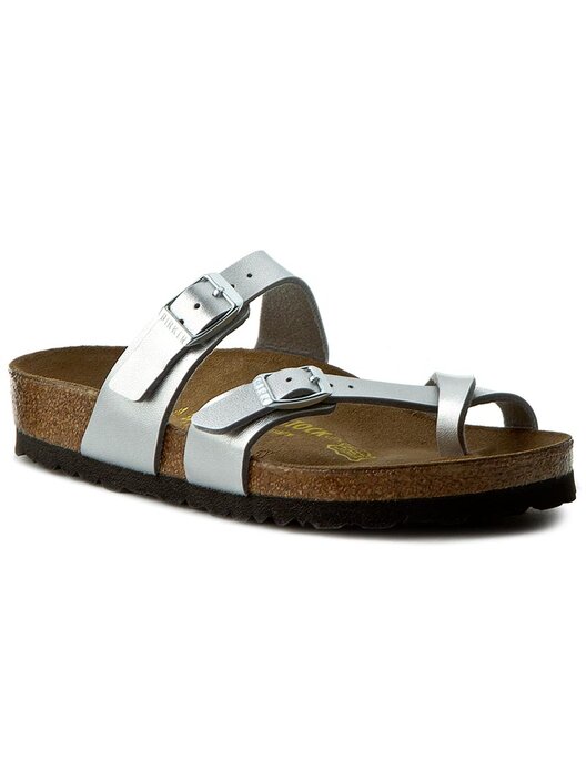 Zehentrenner Birkenstock Mayari 071081 Silberfarben eschuhe