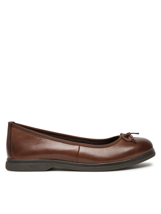 Paars Leer Marco Tozzi ballerina's kopen? | Tot 43% korting