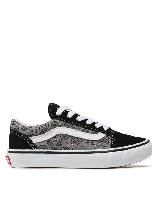 Vans gray and white sale