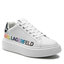 KARL LAGERFELD Sneakers KARL LAGERFELD KL62226 White Lthr w/Multi