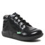 Kickers Schnürschuhe Kickers Billista Zip 742760-10 S Noir Vernis 83