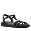 Clarks Szandál Clarks Amanda Tealite 26171125 Black Nubuck