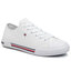 Tommy Hilfiger Tornacipő Tommy Hilfiger Low Cut Lace-Up Sneaker T3X4-30692-0890 D White 100