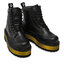 Altercore Klassiska kängor Altercore 653 Vegan Black/Yellow