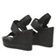 Calvin Klein Jeans Сандали Calvin Klein Jeans Wedge Sandal Webbing YW0YW00959 Black BDS