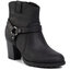 Clarks Botine Clarks Verona Rock 261444844 Black Leather
