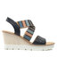 Rieker Sandalen Rieker 68518-14 Blau Kombi