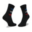 adidas Комплект 2 чифта дълги чорапи мъжки adidas Tricolor Thin Ribbed Crew GN4913 Black