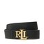 Lauren Ralph Lauren Női öv Lauren Ralph Lauren 412912039001 Black/Lauren Tan