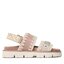 Mou Sandály Mou New Bio Sandal Back Strap SW461001C White-Robe