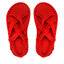 Bohonomad Sandalias Bohonomad Bodrum Platform Sandal BOD.0015.PRS Red