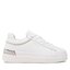 Tommy Hilfiger Sneakersy Tommy Hilfiger Lux Metallic Cupsole Sneaker FW0FW07030 White YBS