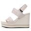 Calvin Klein Jeans Сандали Calvin Klein Jeans Wedge Sandal Webbing YW0YW00959 Ancient White YBH