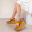 Kanna Еспадрили Kanna 20KV20230 Cortina Amarillo/Vaq.Roble