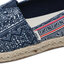 Toms Еспадрили Toms Alpargata Rope 10016263 Indigo Floral/Hmon Print