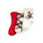 Polo Ralph Lauren Sada 3 párů dětských vysokých ponožek Polo Ralph Lauren 445896757001 Red/Cream
