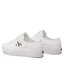 Calvin Klein Jeans Teniși Calvin Klein Jeans Vulc Flatform Essential Mono YW0YW01030 White YBR