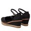 Tommy Hilfiger Espadrilky Tommy Hilfiger Basic Close Toe Mid Wedge FW0FW04787 Black BDS