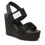 Calvin Klein Jeans Сандали Calvin Klein Jeans Wedge Sandal Badge YW0YW01028 Black BDS