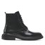 Calvin Klein Kozačky Calvin Klein Lace Up Boot Br Lth HM0HM00669 Pvh Black BEXx