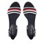 Tommy Hilfiger Espadrillas Tommy Hilfiger Mid Wedge Corporate FW0FW07078 Space Blue DW6