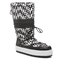 Tommy Jeans Cizme de zăpadă Tommy Jeans Snowboot High Logo EN0EN02163 Black/Blue Triumph Print 0GJ