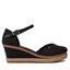 Tommy Hilfiger Espadrilky Tommy Hilfiger Basic Close Toe Mid Wedge FW0FW04787 Black BDS