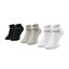 Reebok Set di 3 paia di calzini corti unisex Reebok Act Core Low Cut Sock 3P GH8229 Mgreyh/White/Black