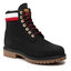 Timberland Trappers Timberland Heritage TB0A2GZ90011 Black Nubuck W Red