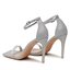 DeeZee Sandály DeeZee FB89725-19 Silver Glitter