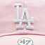 47 Brand Czapka z daszkiem 47 Brand MLB Los Angeles Dodgers '47 CLEAN UP B-RGW12GWSNL-PTA Petal Pink