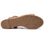 Tommy Hilfiger Σανδάλια Tommy Hilfiger Elevated Leather Flatform Sandal FW0FW03944 Summer Cognac 929