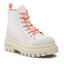 Calvin Klein Jeans Боти Calvin Klein Jeans Toothy Combat Boot Softny YW0YW00948 White YBR