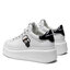 KARL LAGERFELD Sneakersy KARL LAGERFELD KL63530 White Lthr