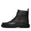Calvin Klein Jeans Ghete Calvin Klein Jeans Eva Mid Laceup Boot Lth YM0YM00751 Triple Black 0GT