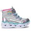 Skechers Cizme Skechers Heart Lights Sweet Styling 302668N/SMLT Silver