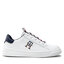 Tommy Hilfiger Сникърси Tommy Hilfiger Low Cut Lace-Up Sneaker T3B9-32466-1355 S White/Blue X336