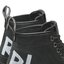 KARL LAGERFELD Polokozačky KARL LAGERFELD KL43520 Black Lthr/Mono