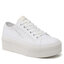 Calvin Klein Jeans Гуменки Calvin Klein Jeans Cupsole Flatform Ny Preal Wn YW0YW01221 Bright White YBR